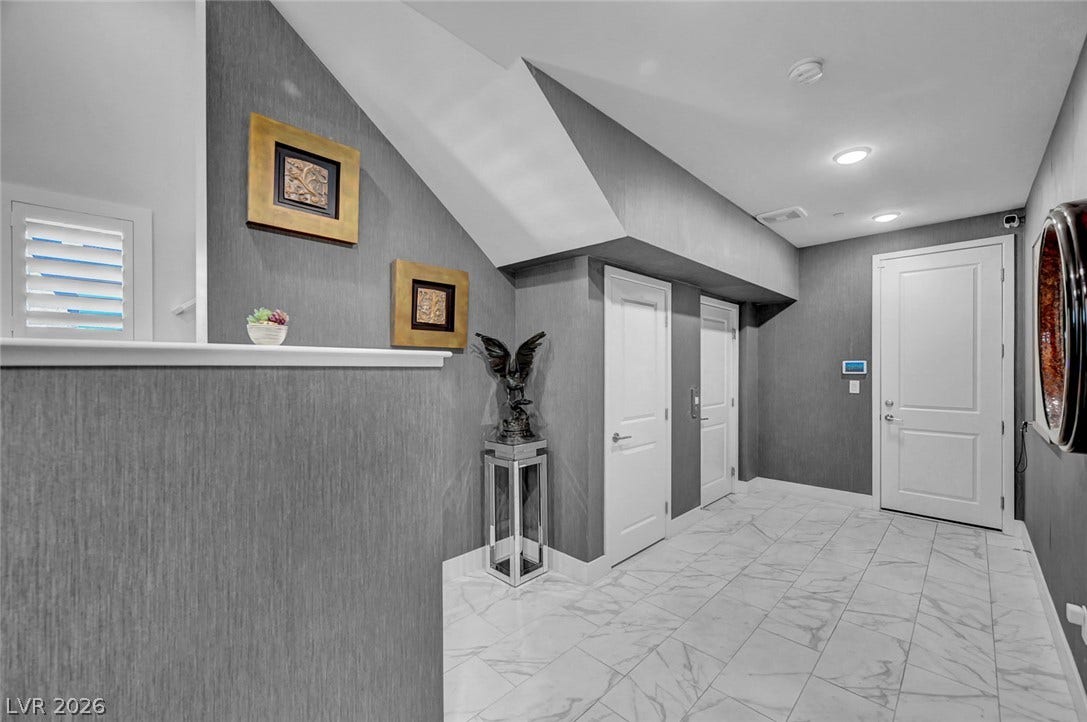 10989 Limeslice Avenue, #0, Las Vegas, NV 89135 Foyer with Private Elevator