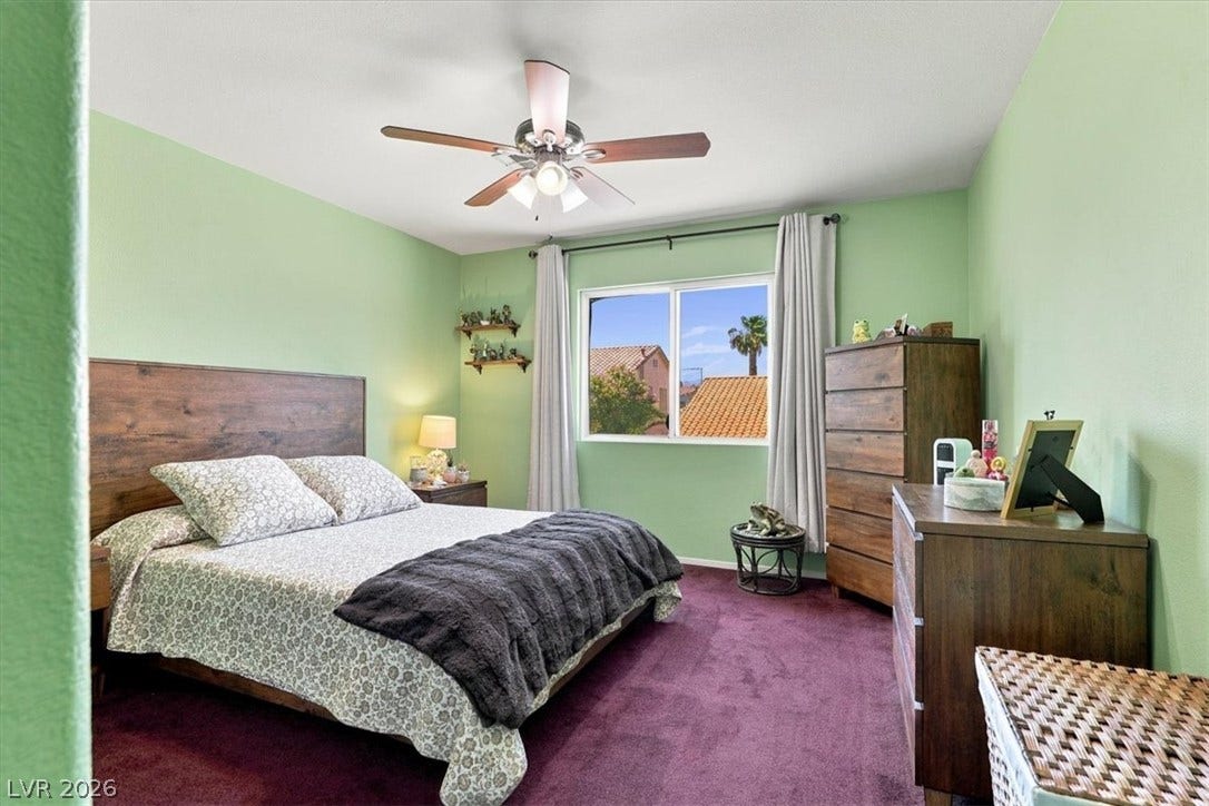 6329 Snow Cactus Street, North Las Vegas, NV 89031 Plentiful natural light streams through a large window overlooking the neighborhood.