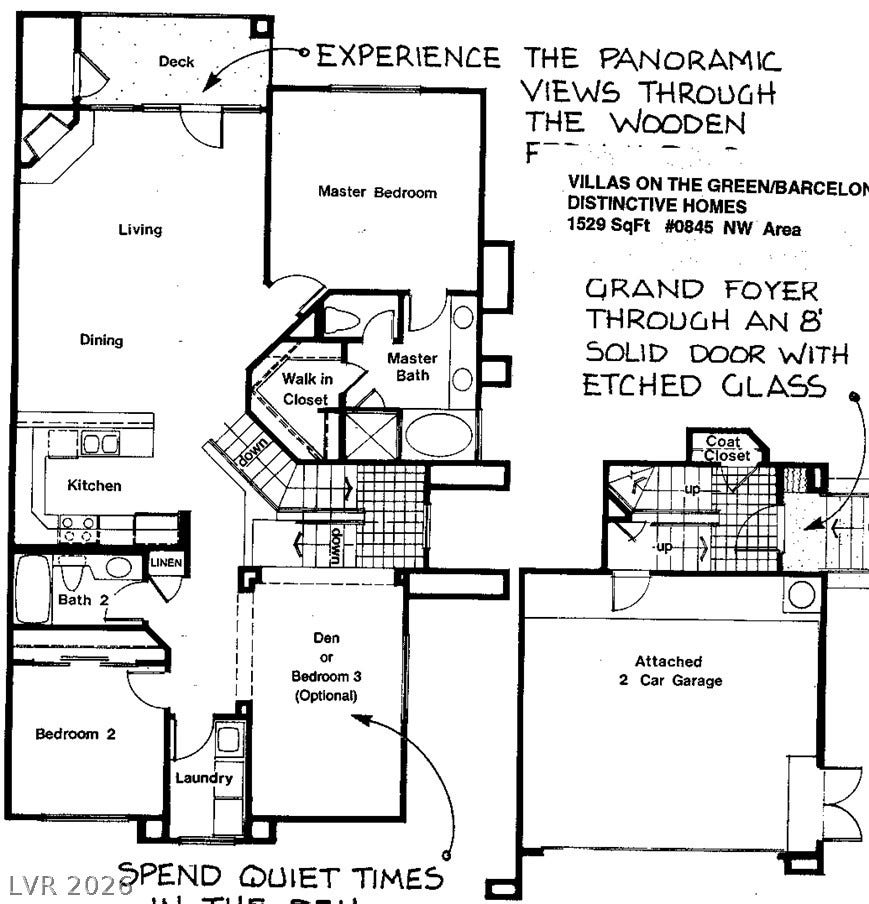 A detailed layout illustrates the functional flow and architectural structure of the two-level residential plan.