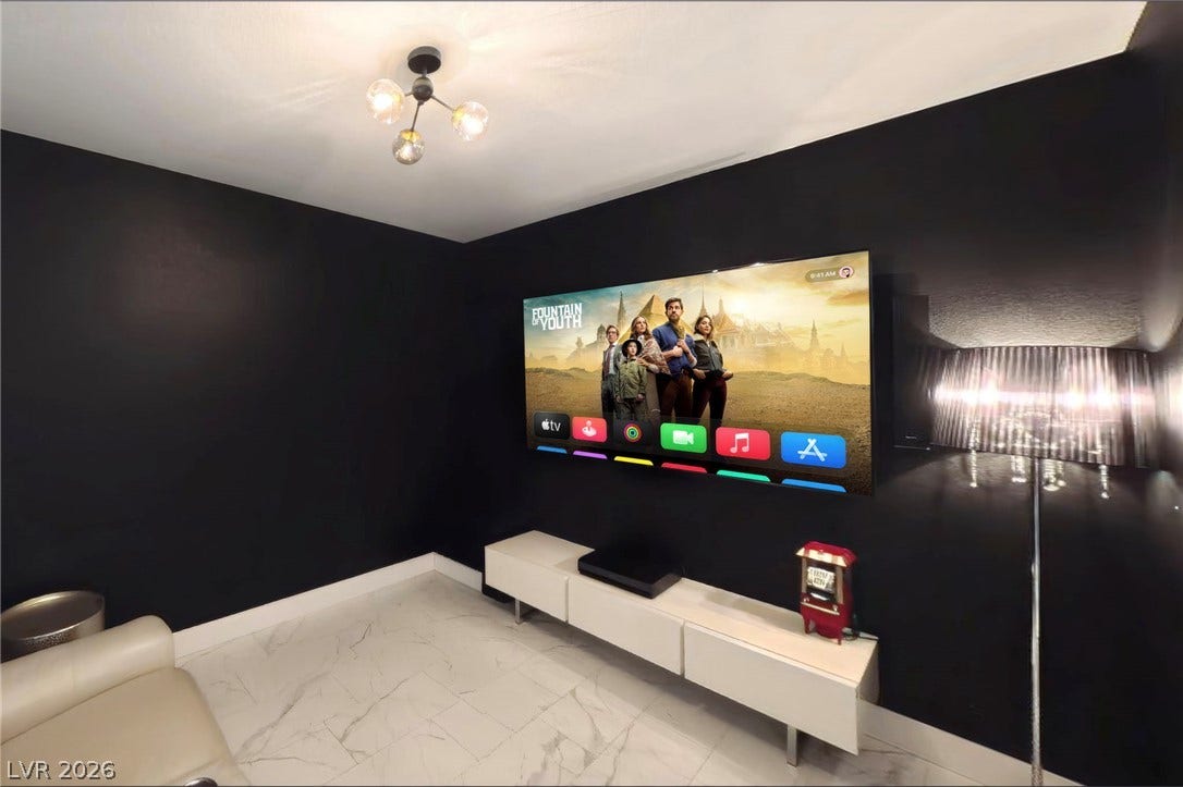 3018 Via Sarafina Drive, Henderson, NV 89052 Downstairs Den / Office / GYM Room / Additional Bedroom / Movie Theater
(2 of 3 Dens)