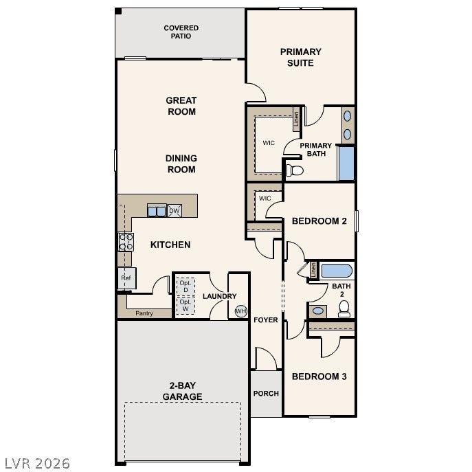 682 S Dyani Drive, Pahrump, NV 89048 An organized single-story layout flows effortlessly from the welcoming foyer to the open living spaces.