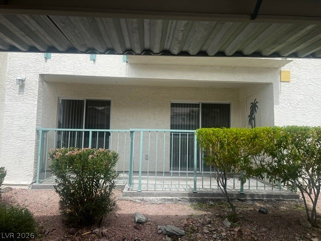 3550 Bay Sands Drive, #1017, Laughlin, NV 89029 A private covered patio provides a relaxed outdoor transition area just off the main living space.