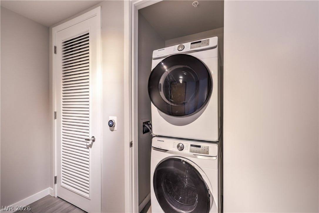 353 E Bonneville Avenue, #754, Las Vegas, NV 89101 Laundry Closet with Front Loading Washer & Dryer