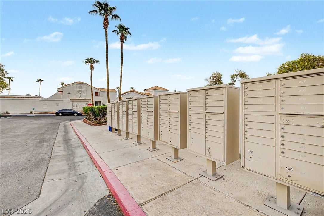 1800 Edmond Street, #210, Las Vegas, NV 89146 Mailbox