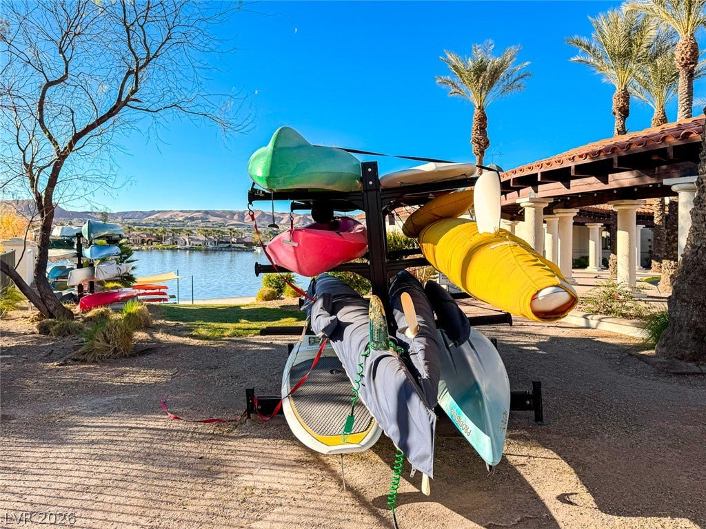 26 Strada Di Circolo, #n/a, Henderson, NV 89011 Lakeside views showcase a tranquil setting perfect for outdoor recreation and water activities.