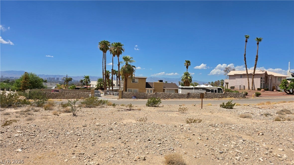 740 Benedict Drive, Las Vegas, NV 89110 Magnificent views unfold from this elevated lot overlooking the Strip skyline.