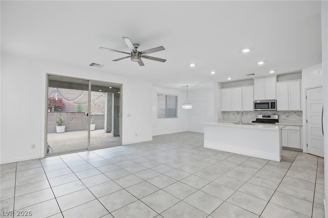 2728 Lindsey Springs Street, Las Vegas, NV 89142 An airy open layout integrates the main living space with a modern kitchen.