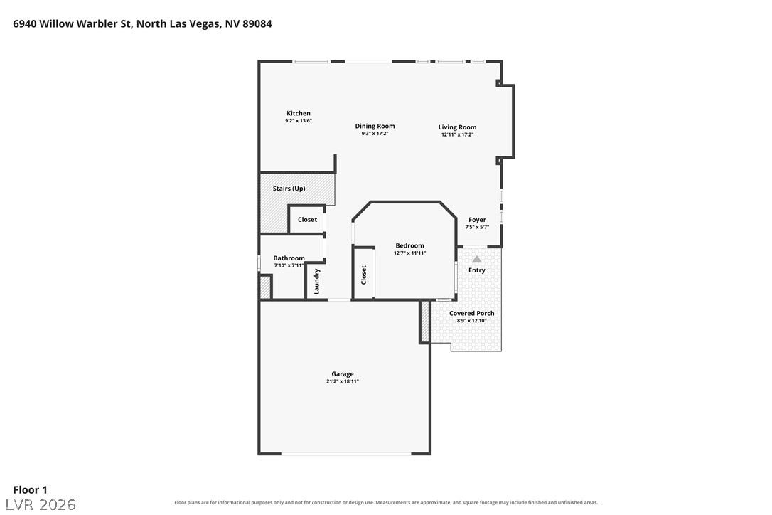 An organized floor plan outlines the spatial layout of the main level.