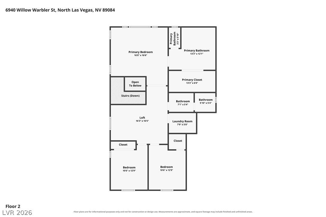 An intuitive second floor layout highlights multiple bedrooms and a central open loft.