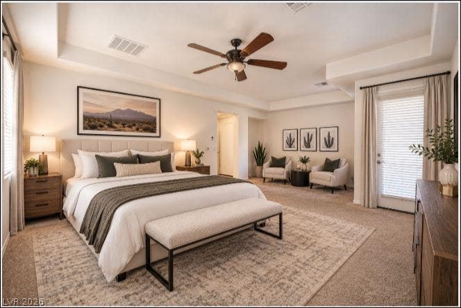 8618 Amber Autumn Street, Las Vegas, NV 89131 Inviting bedroom virtual stage
