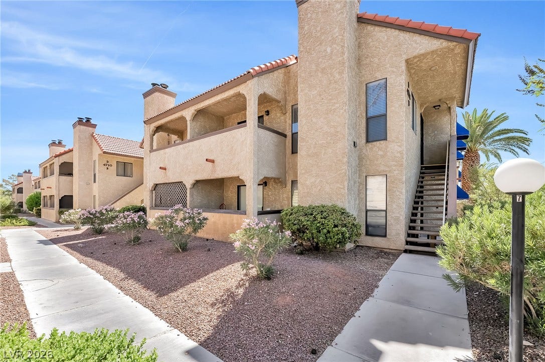 Spanish tile roofs and stucco exteriors define this classic desert multi-family architecture.