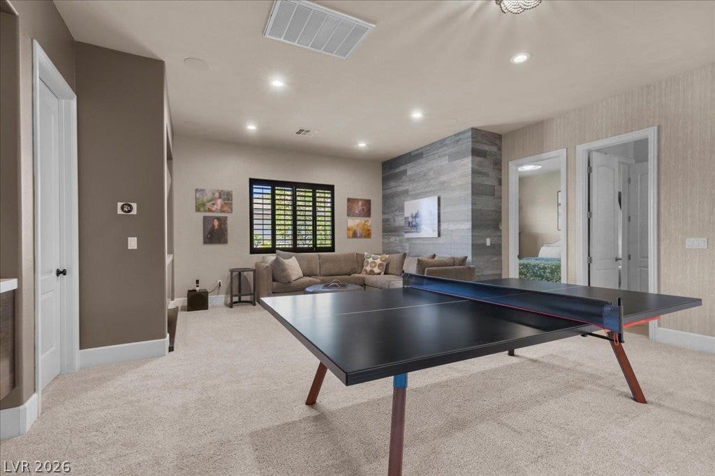2985 American River Lane, Las Vegas, NV 89135 Spacious area designed for entertainment.