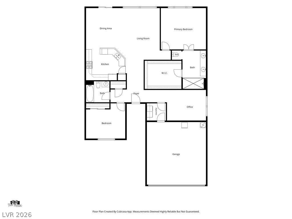 2510 Hamonah Drive, Henderson, NV 89044 An organized floor plan details a highly functional residential layout designed for modern living.