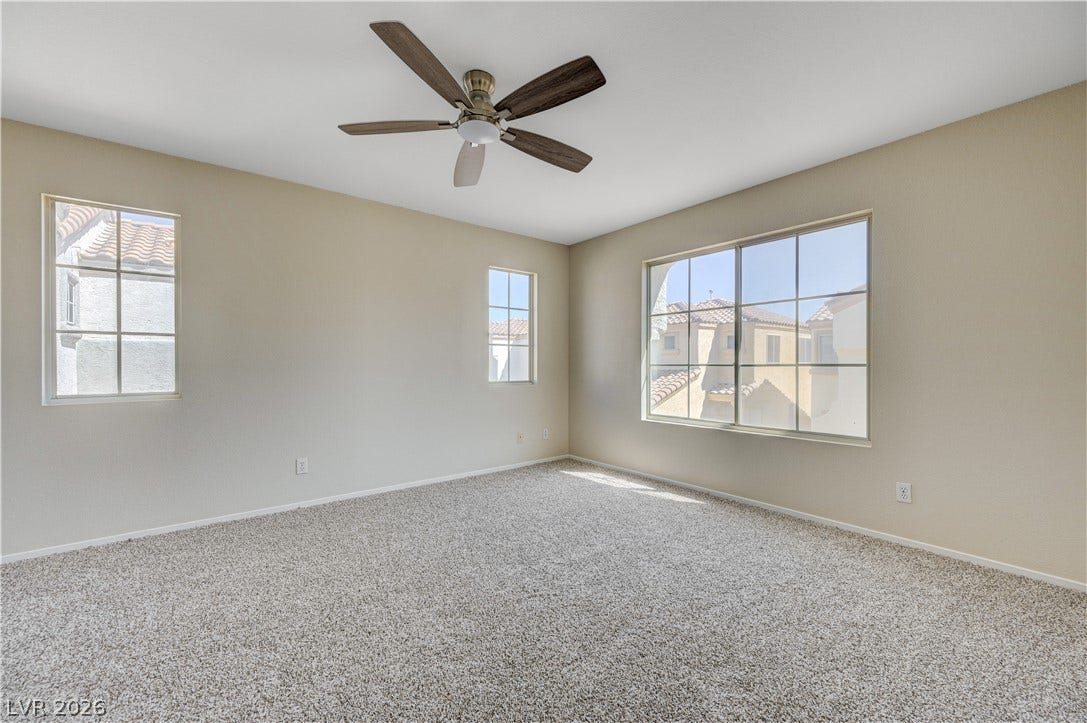 2706 Guidance Court, North Las Vegas, NV 89031 Multi-pane windows illuminate this comfortable space finished with neutral carpeting.