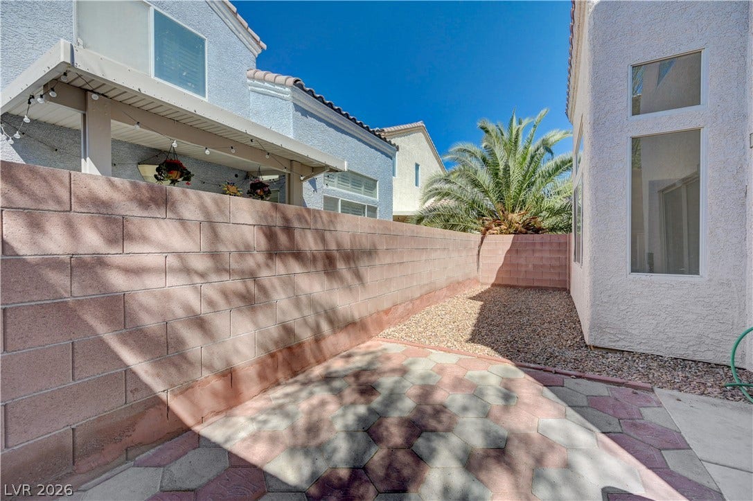 2706 Guidance Court, North Las Vegas, NV 89031 A private paved courtyard provides a low-maintenance outdoor retreat.