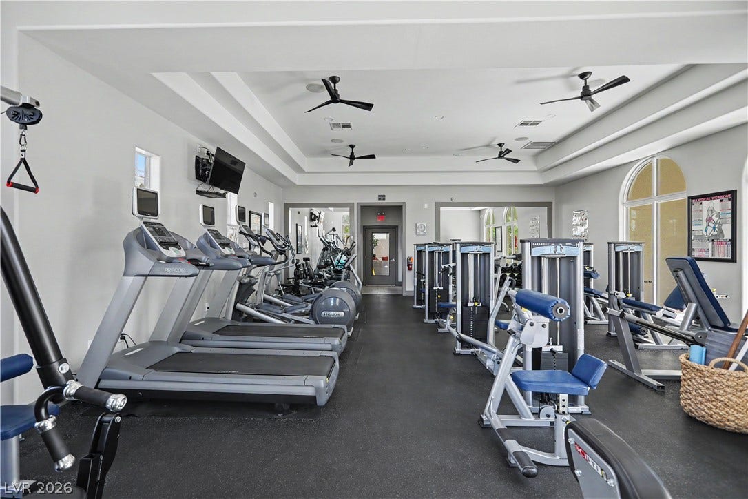 2555 Hampton Road, #11210, Henderson, NV 89052 Skip the gym membership! The community fitness center offers treadmills, ellipticals and a full lineup of strength training equipment.