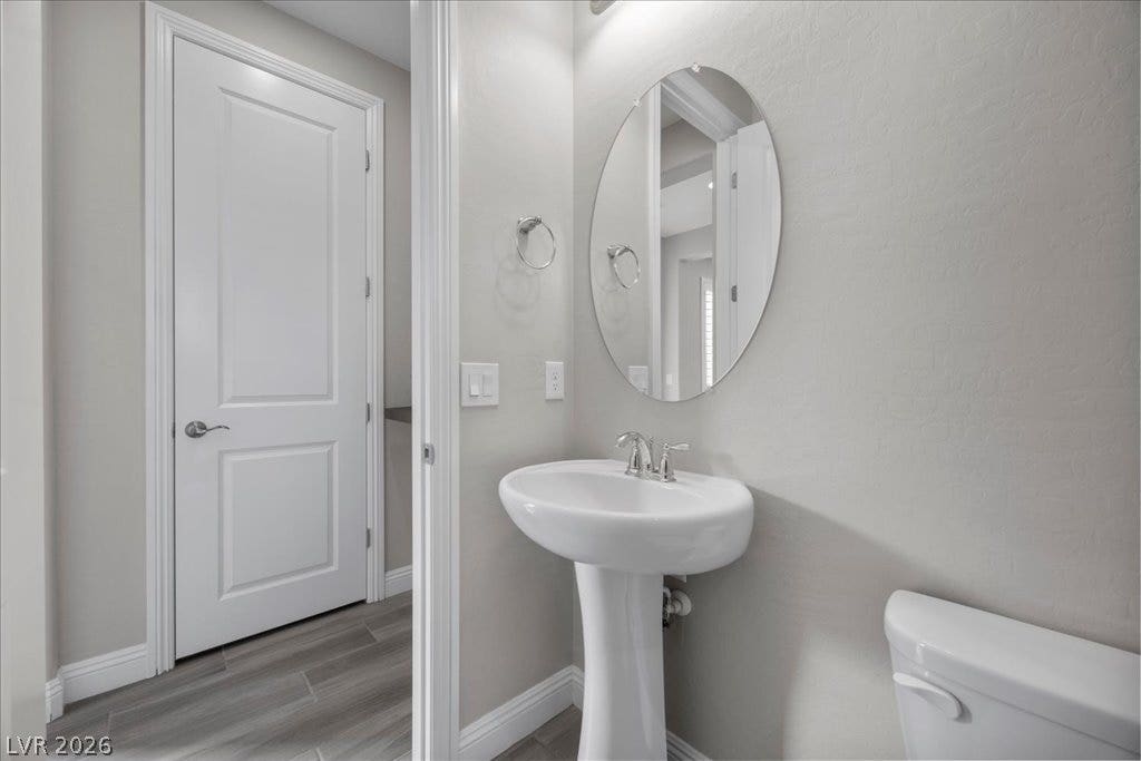 Downstairs half bath
