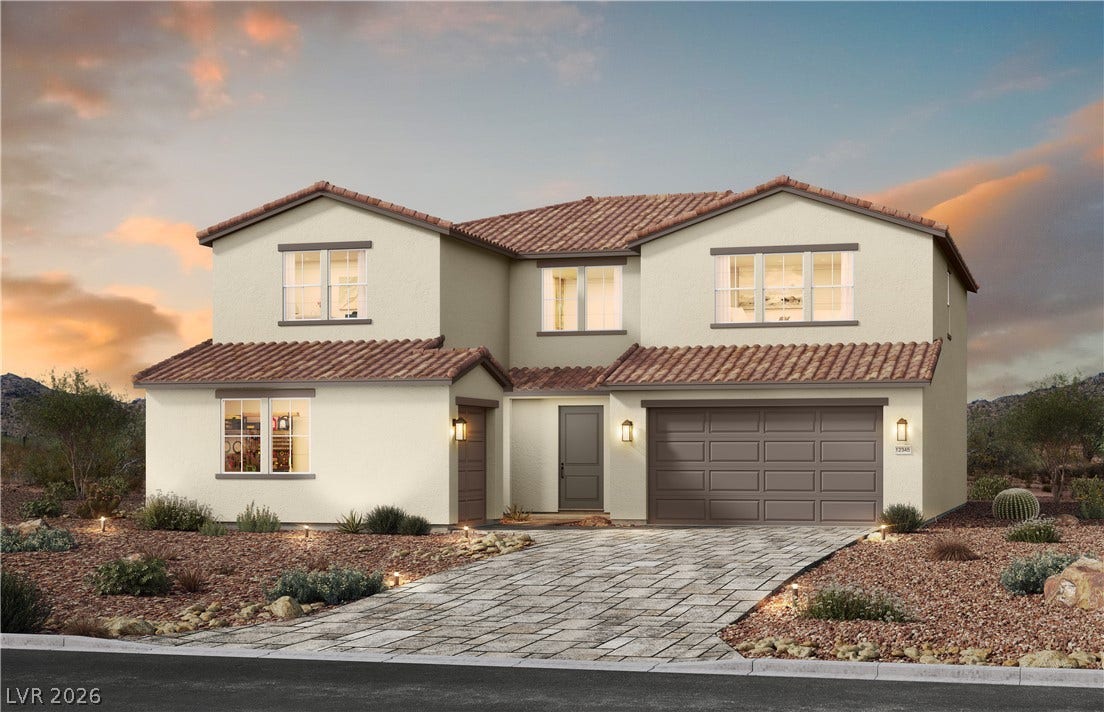 8970 Canyon Laurel Street, Las Vegas, NV 89178 Photos and renderings are for illustrative purposes only and may not depict the actual home. Images may include optional features and upgrades. Actual selections, finishes, colors, and included features may vary.