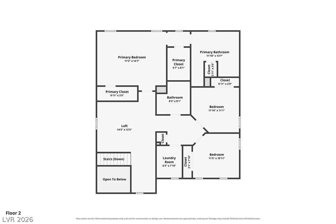 197 Sicily Hills Court, Henderson, NV 89012 An organized upper-level layout maximizes private quarters and central utility spaces.