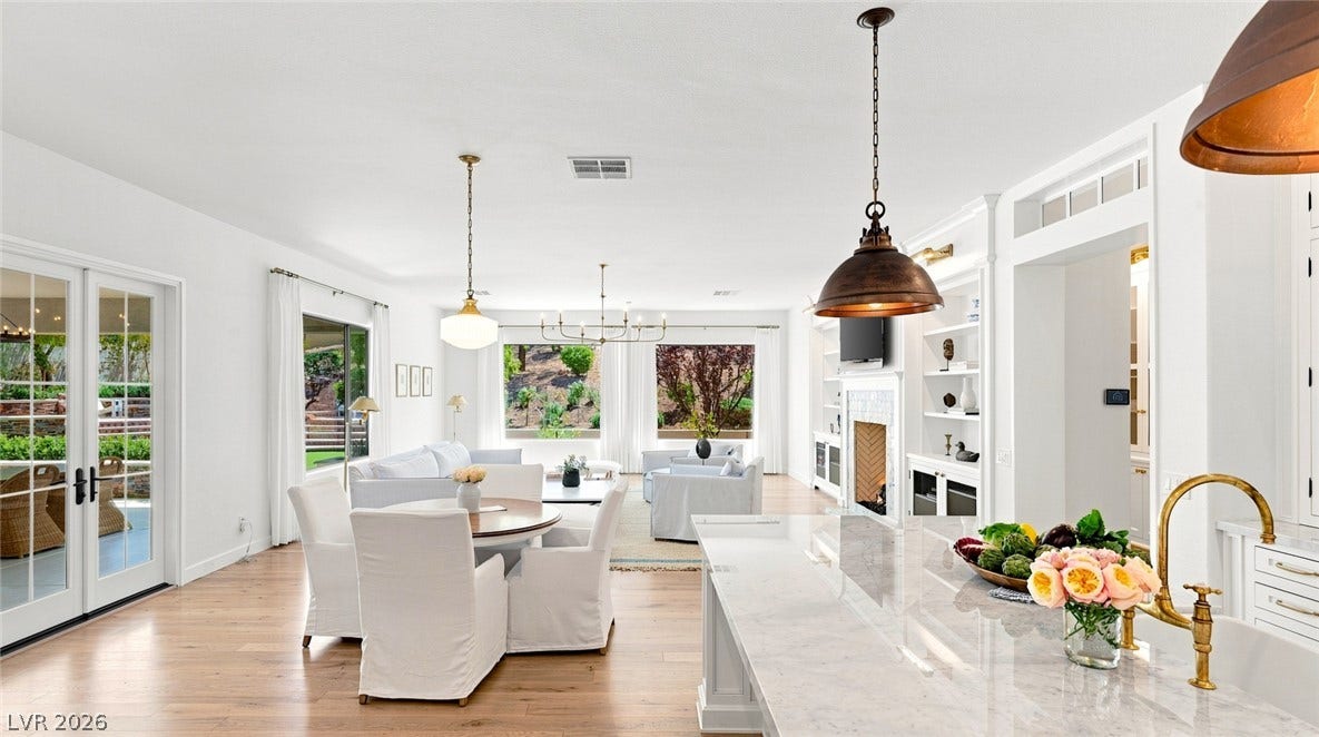 8 Pine Hollow Drive, Henderson, NV 89052 Open-concept living.