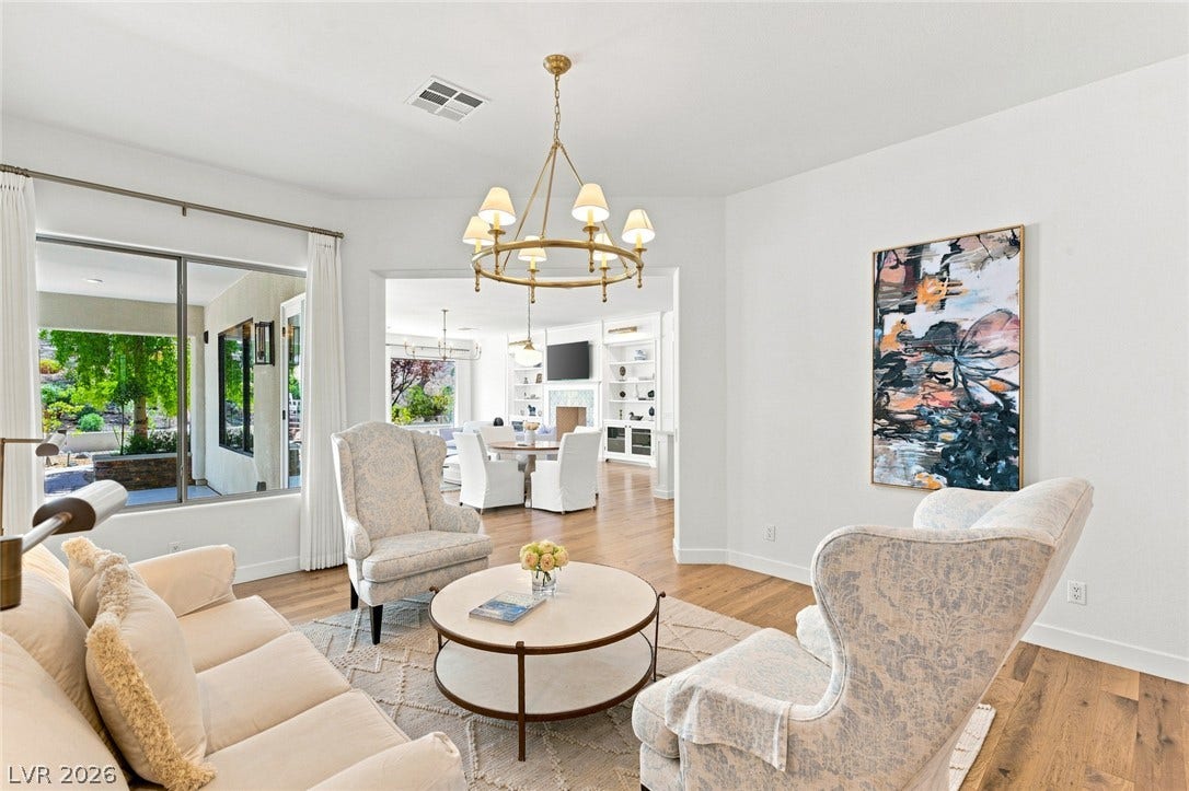 8 Pine Hollow Drive, Henderson, NV 89052 Formal living space.
