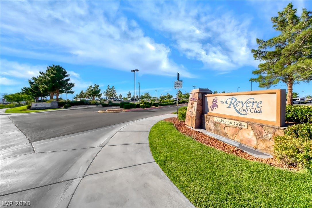 1646 Sebring Hills Drive, Henderson, NV 89052 A welcoming stone entry monument marks the entrance to the pristine golf club community.