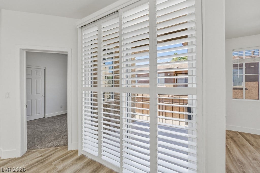 Plantation Shutters leading to your Balcony