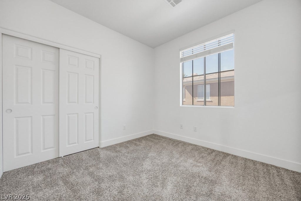 Bedroom #3 with large closet