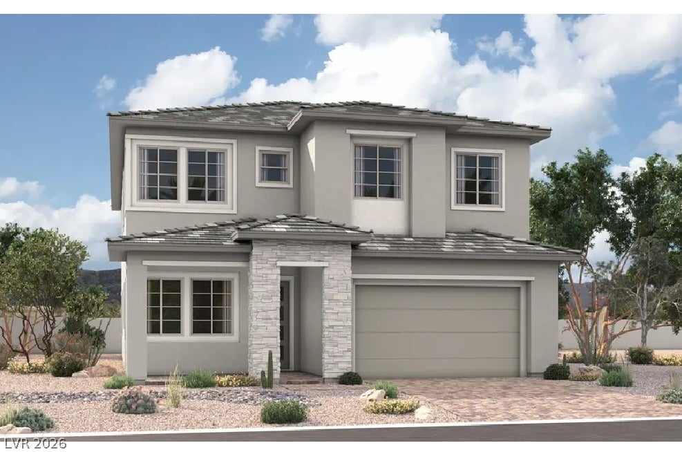 85 Polyantha Avenue, Las Vegas, NV 89138 Teton Plan - Elevation A ~ Rendering ~