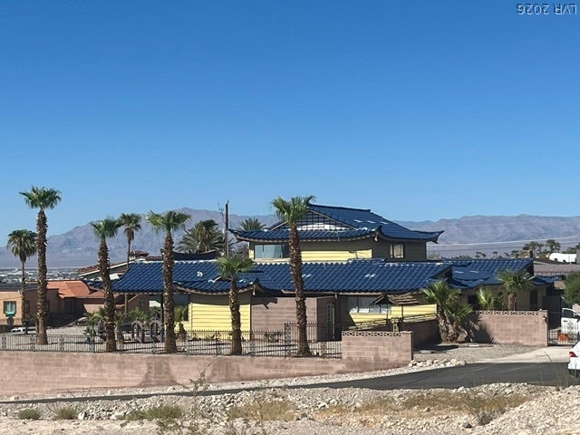 520 Los Feliz Street, Las Vegas, NV 89110 Distinctive architectural rooflines rise against a dramatic mountain backdrop.