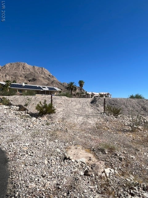 520 Los Feliz Street, Las Vegas, NV 89110 Hillside terrain showcases dramatic elevation changes set against a clear blue desert sky.