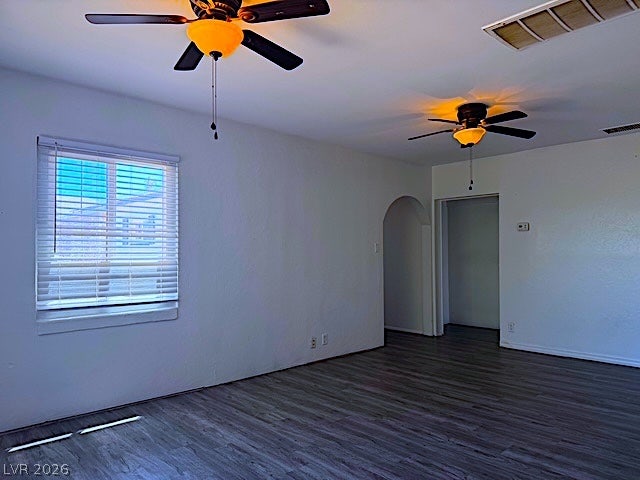 107 Joshua Street, Henderson, NV 89015 Clean lines and smooth vinyl plank flooring define this versatile, open living area.