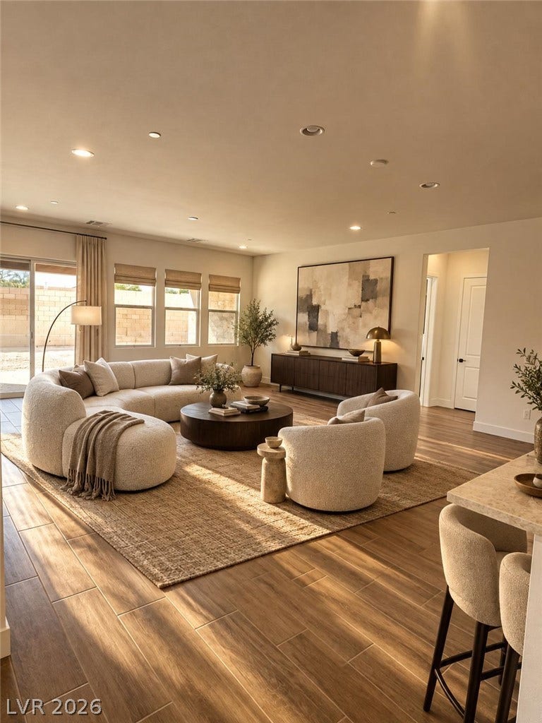 5689 Searching Bear Court, Las Vegas, NV 89149 Staging photo living room 1