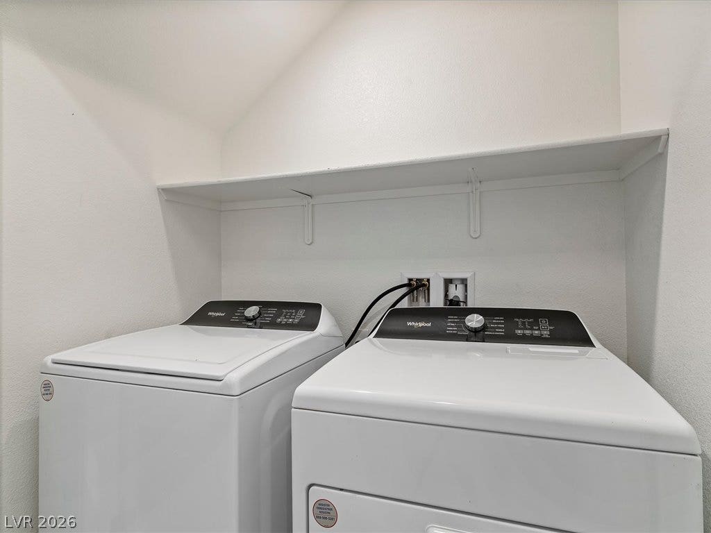 671 Foam Flower Lane, Henderson, NV 89015 An overhead shelf provides convenient storage in this utility space.