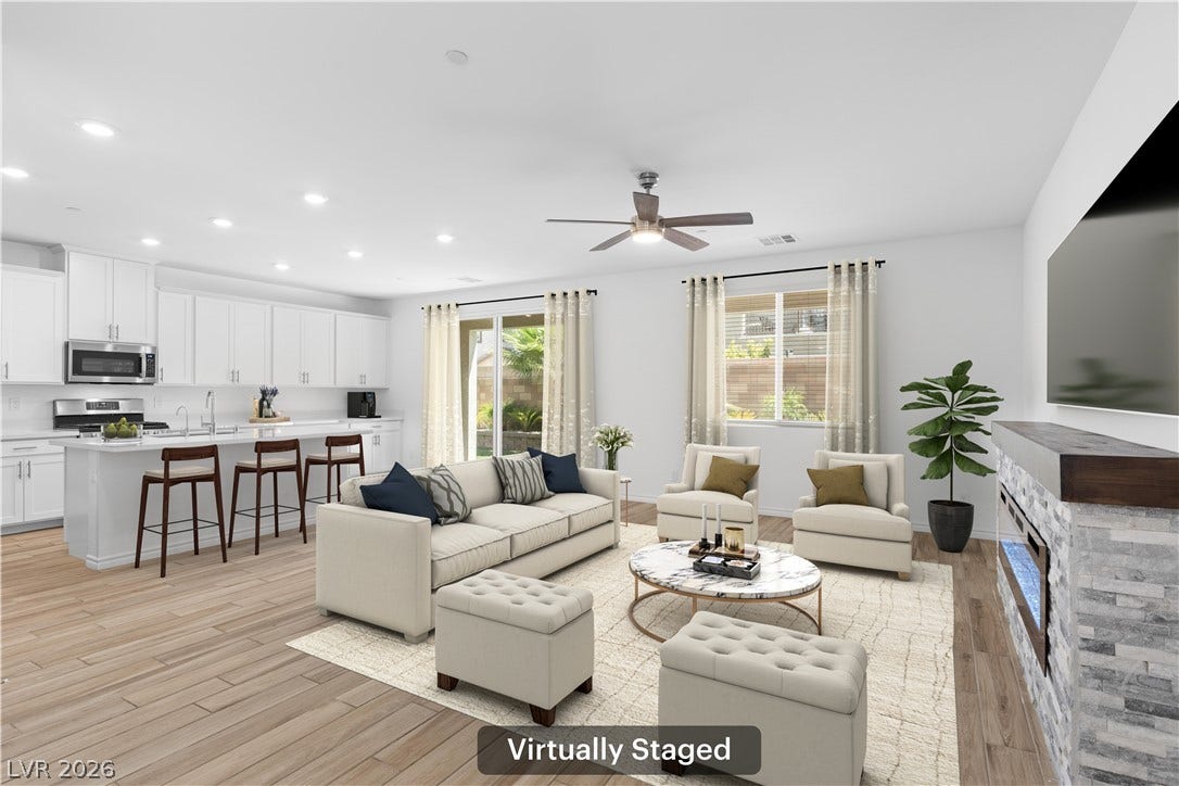 820 Aurelie Ridge Street, Henderson, NV 89011 Virtually Staged