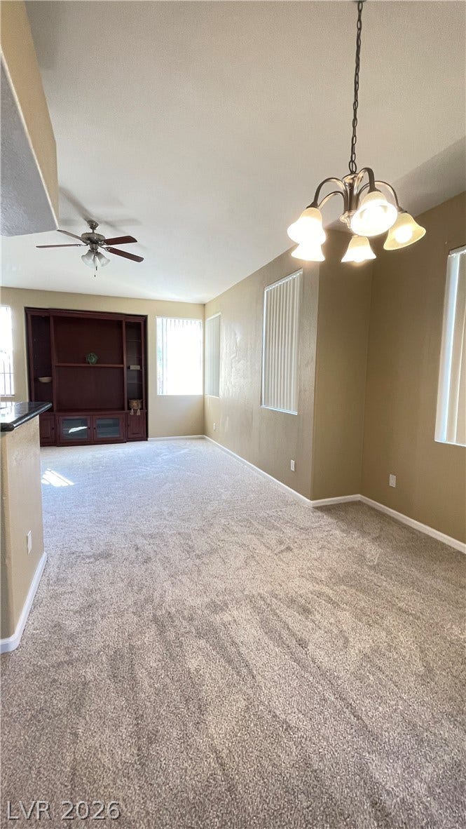 1617 Queen Victoria Street, #201, Las Vegas, NV 89144 An open layout connect the dining area to the living space.