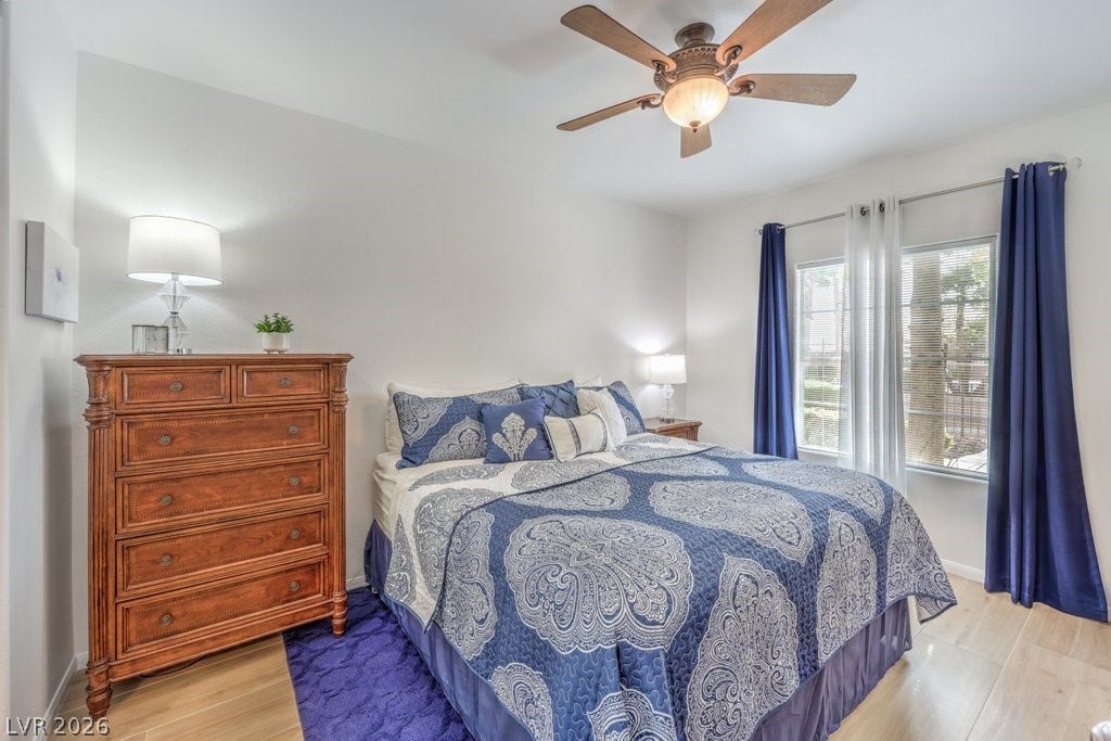 3910 Legend Hills Street, #103, Las Vegas, NV 89129 The Primary bedroom is also all tile. This room is very spacious.