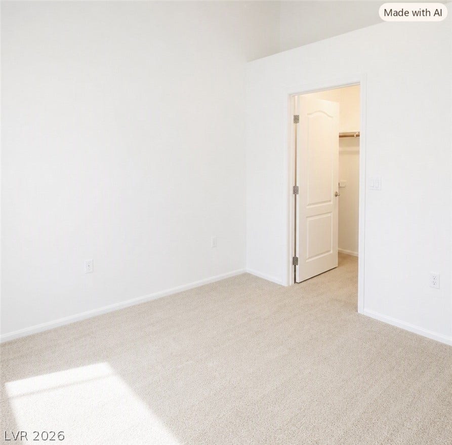 2305 W Horizon Ridge Parkway, #4024, Henderson, NV 89052 Soft carpeting underfoot anchors this quiet bedroom complete with a walk-in closet.