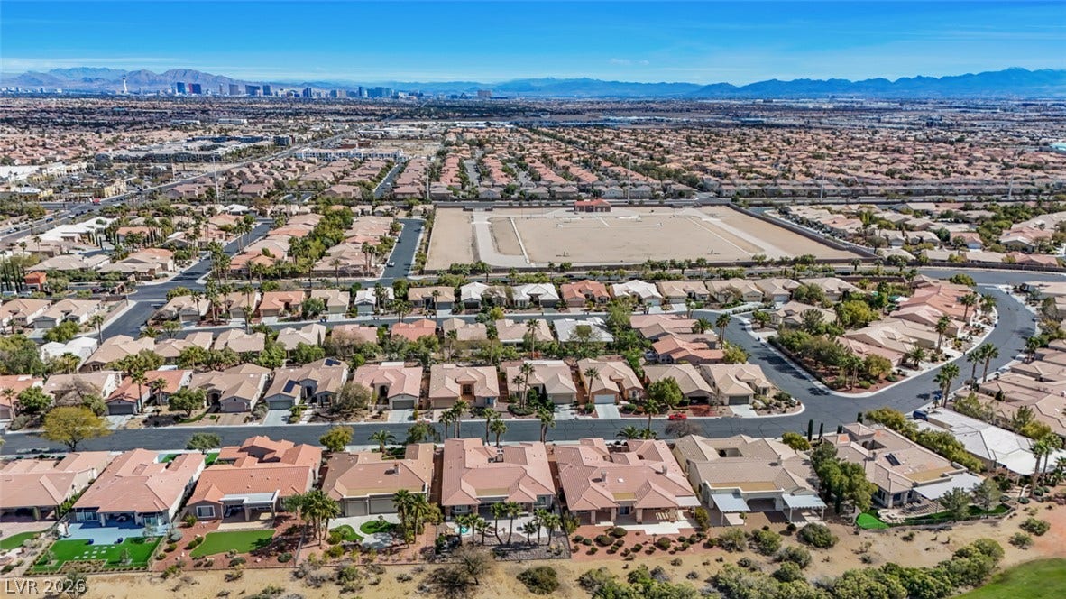 5015 Rivedro Street, Las Vegas, NV 89135 Panoramas of the surrounding mountain ranges and city skyline unfold from this elevated perspective.