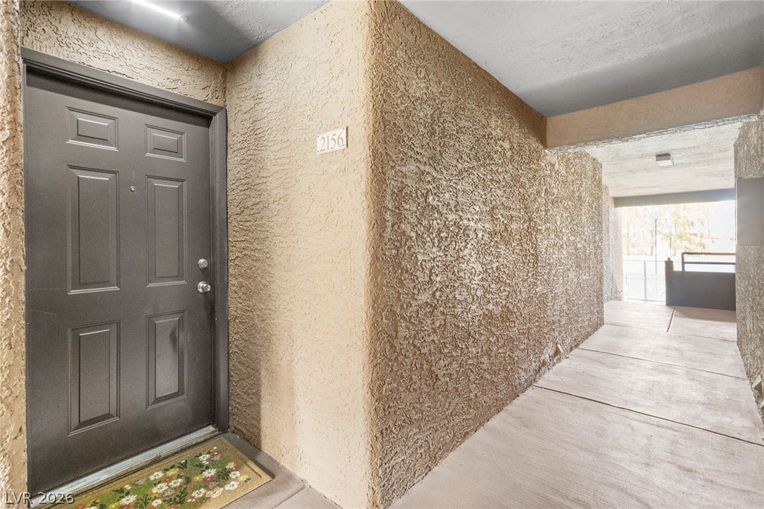 2200 S Fort Apache Road, #2156, Las Vegas, NV 89117 A welcoming front entrance, perfect for greeting guests and enjoying the outdoors.