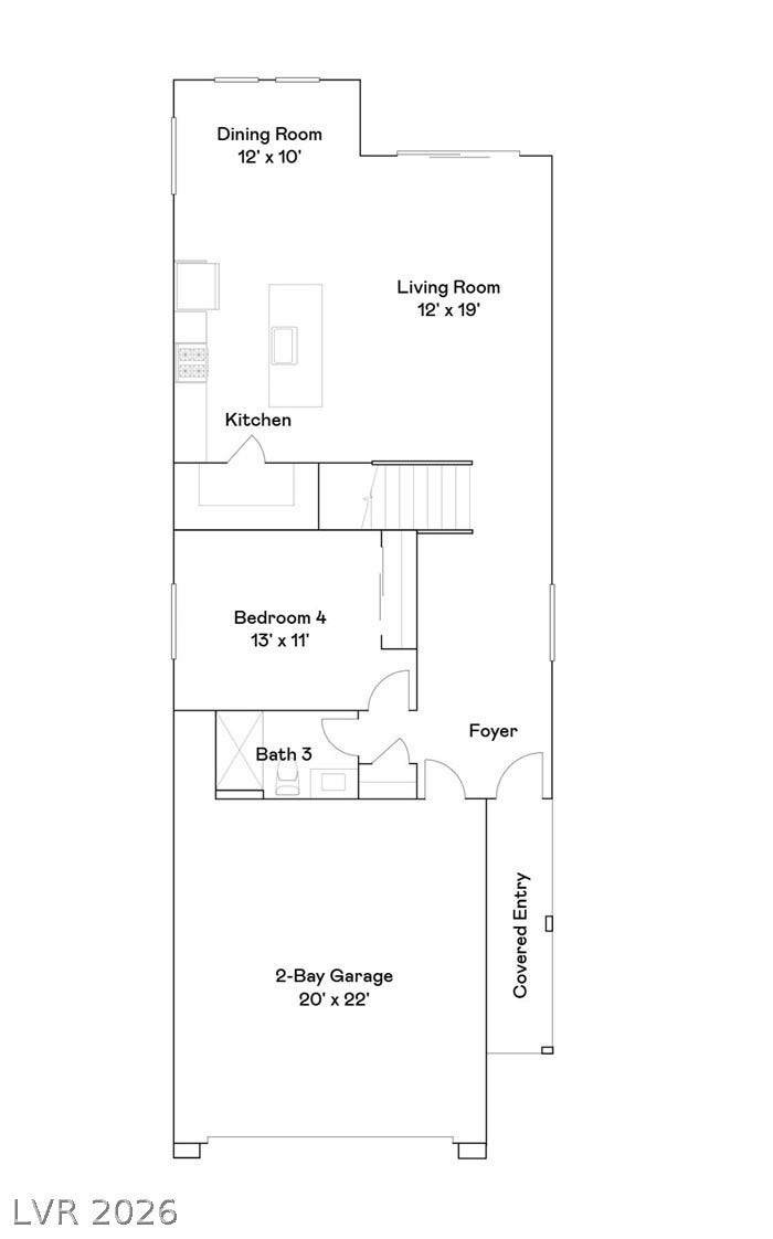 A detailed layout illustrates the functional flow of this thoughtfully planned main level.