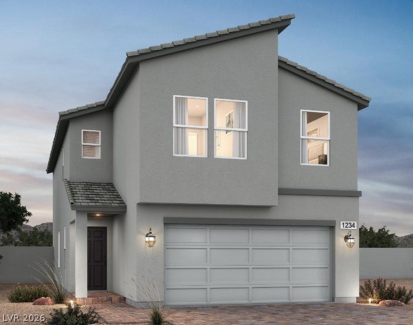 4622 Saguaro Sunset Avenue, Las Vegas, NV 89139 Photos and renderings are for illustrative purposes only and may not depict the actual home. Images may include optional features and upgrades. Actual selections, finishes, colors, and included features may vary.