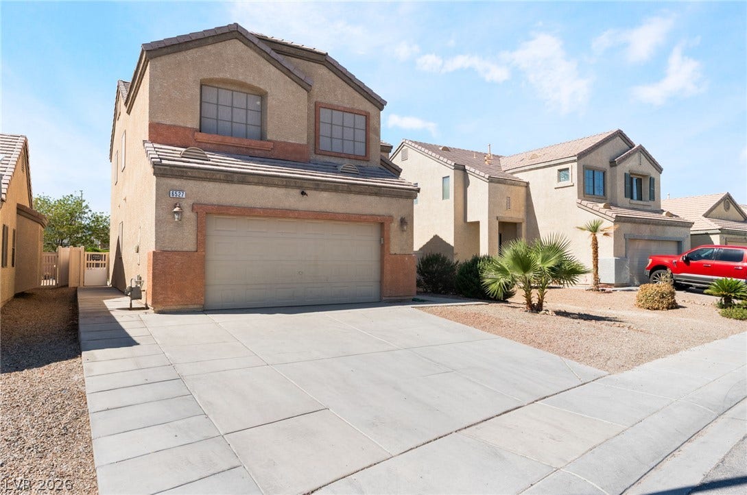 6527 Velvet Silk Street, North Las Vegas, NV 89084 Extended driveway