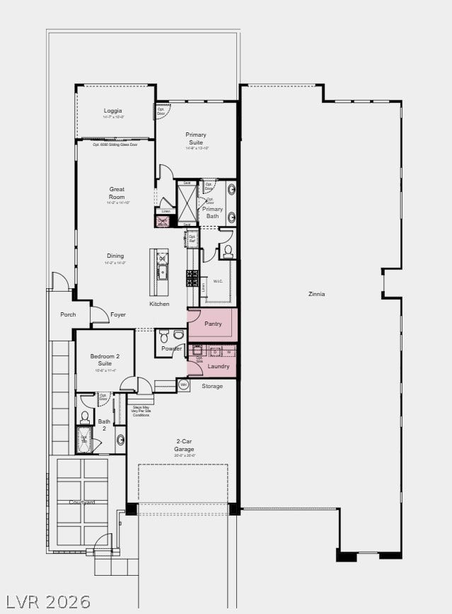 1973 Harmony Gardens Street, Las Vegas, NV 89138 Additional Highlights Include: Extended pantry, recirculation pump, laundry sink and faucet at laundry cabinets.