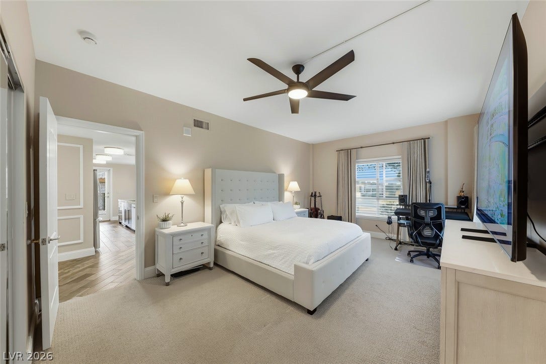30 Strada Di Villaggio, #151, Henderson, NV 89011 Plush carpeting underfoot and abundant natural light create a welcoming and peaceful sanctuary.