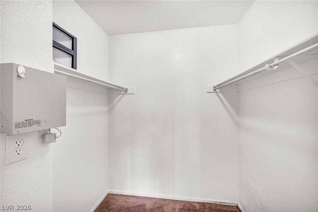 511 Armenian Place, Henderson, NV 89052 Ample closet space features integrated shelving and carpeting.