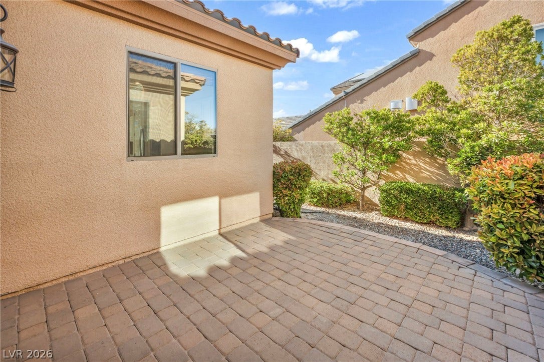37 Stonemark Drive, Henderson, NV 89052 View of patio / terrace featuring fence