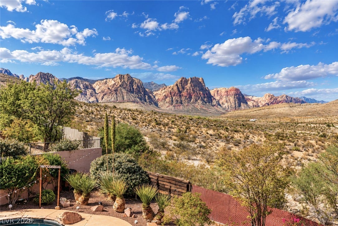 29 Cottonwood Drive, Blue Diamond, NV 89004 Million dollar unobstructed Red Rock Canyon view!