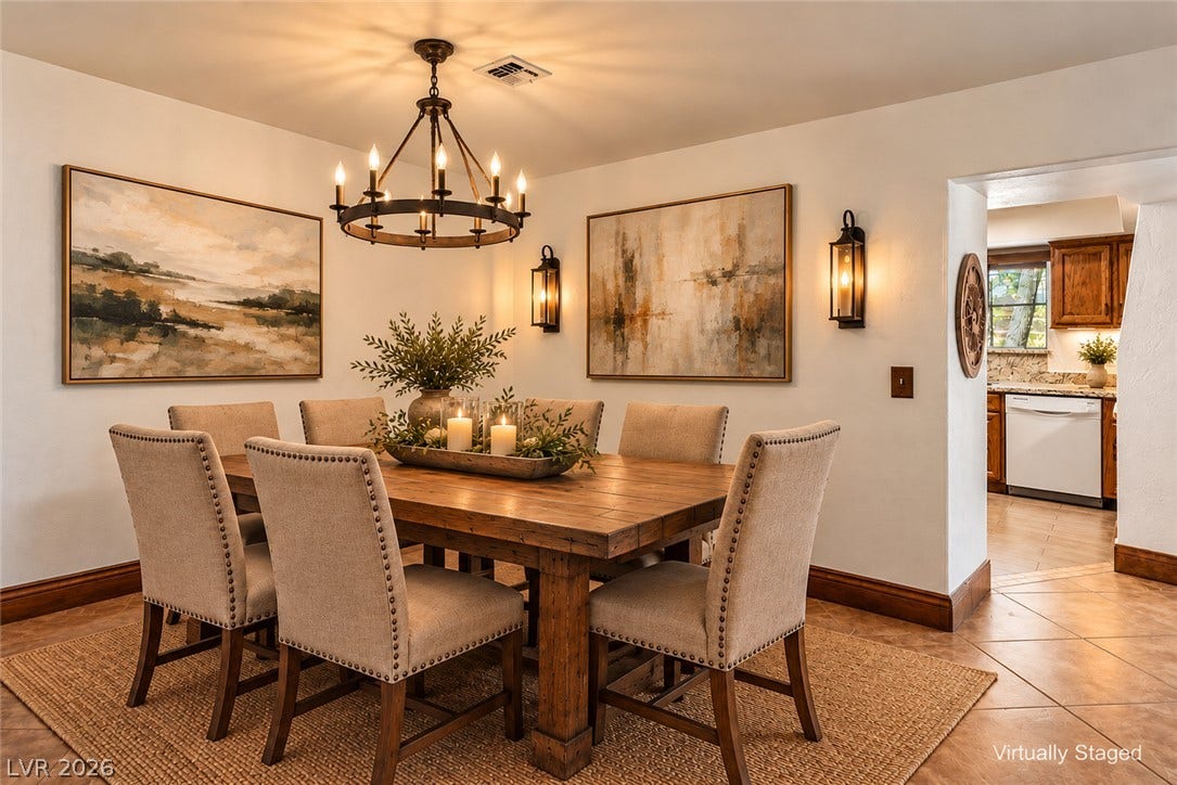 29 Cottonwood Drive, Blue Diamond, NV 89004 Formal dining room for exquisite entertaining experience