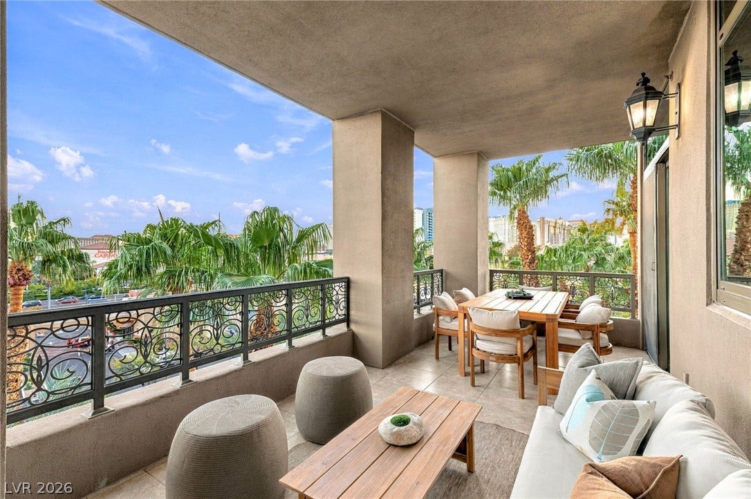 South city view. Access from kitchen and great room
